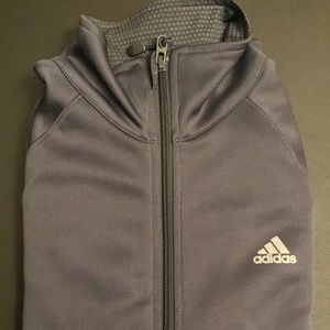 Adidas Women Track Jacket Charcoal
